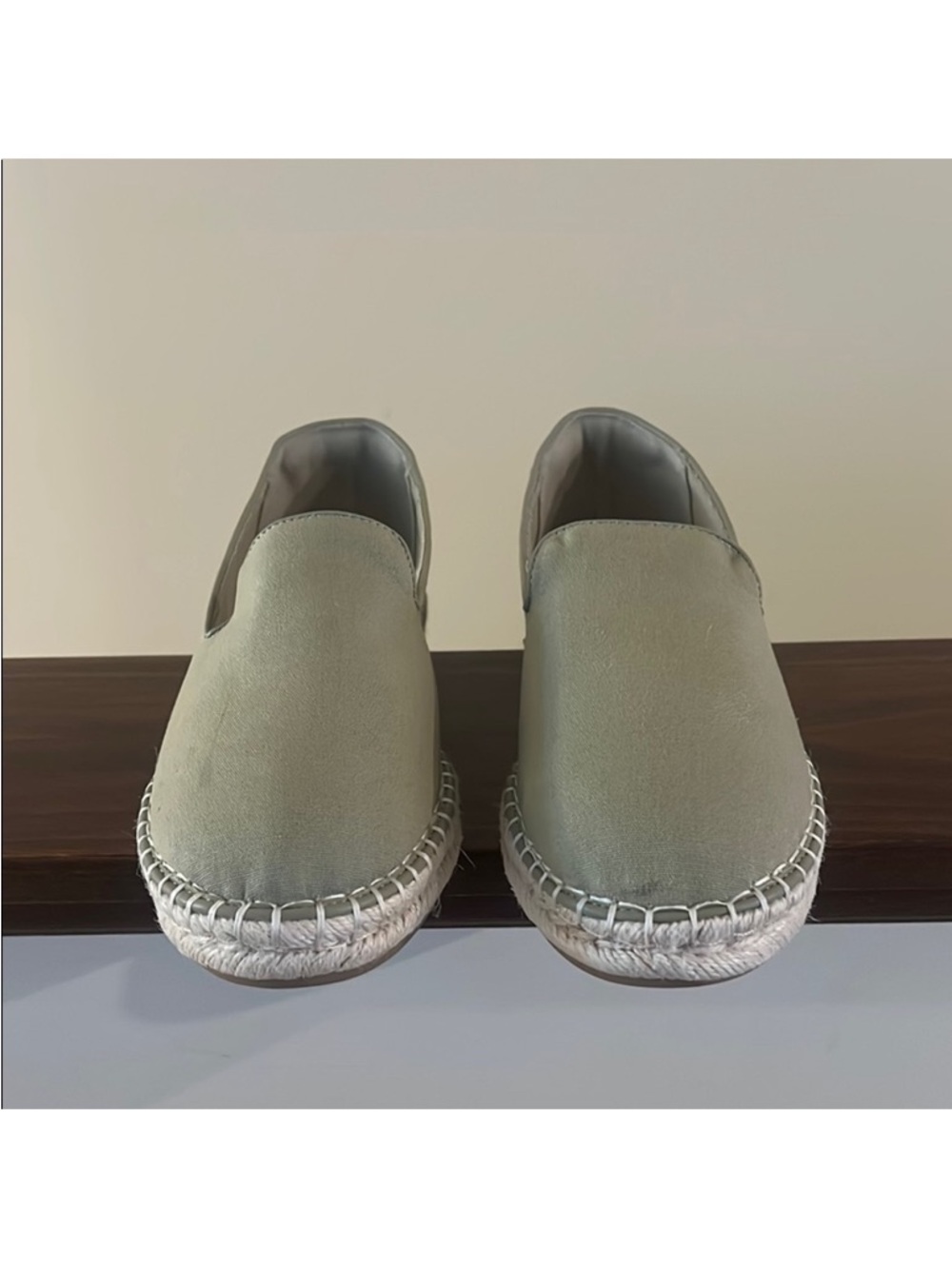 Universal Threads Shoes Womens Skipper Espadrille Green Slip On Comfort NEW